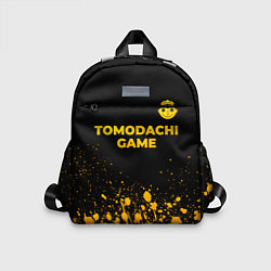 Детский рюкзак Tomodachi Game - gold gradient: символ сверху, цвет: 3D-принт