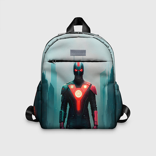 Детский рюкзак Мрачный киберпанк персонаж / 3D-принт – фото 1