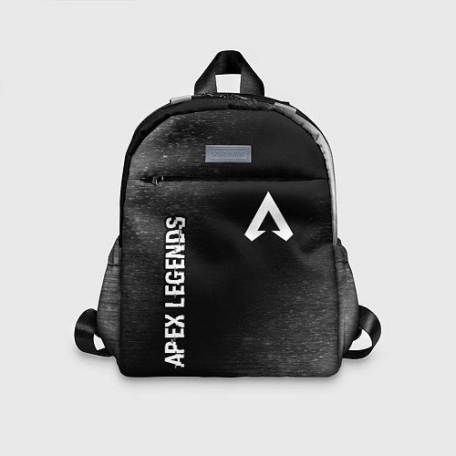 Детский рюкзак Apex Legends glitch на темном фоне: надпись, симво / 3D-принт – фото 1
