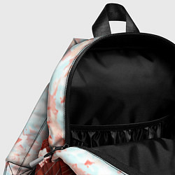 Детский рюкзак Казуха с зонтиком - Геншин Импакт, цвет: 3D-принт — фото 2