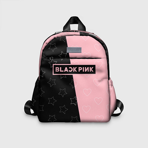 Детский рюкзак Blackpink - hearts and stars / 3D-принт – фото 1