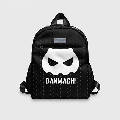 Детский рюкзак DanMachi glitch на темном фоне / 3D-принт – фото 1