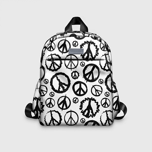 Детский рюкзак Many peace logo / 3D-принт – фото 1