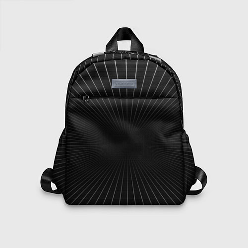 Детский рюкзак Сетка пространства чёрный фон / 3D-принт – фото 1