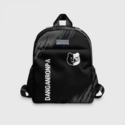 Детский рюкзак Danganronpa glitch на темном фоне: надпись, символ