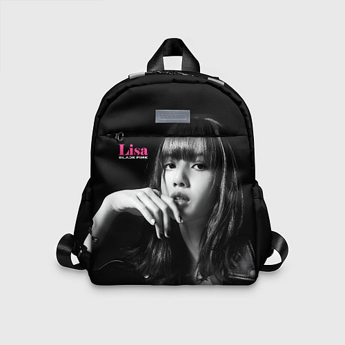 Детский рюкзак Blackpink Lisa in leather jacket / 3D-принт – фото 1
