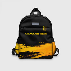 Детский рюкзак Attack on Titan - gold gradient: символ сверху