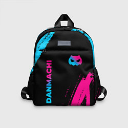Детский рюкзак DanMachi - neon gradient: надпись, символ, цвет: 3D-принт