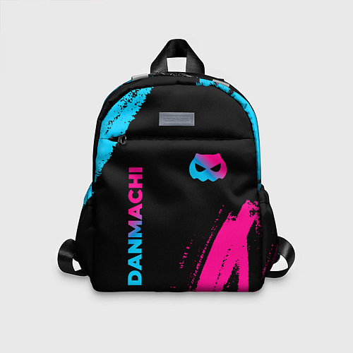 Детский рюкзак DanMachi - neon gradient: надпись, символ / 3D-принт – фото 1