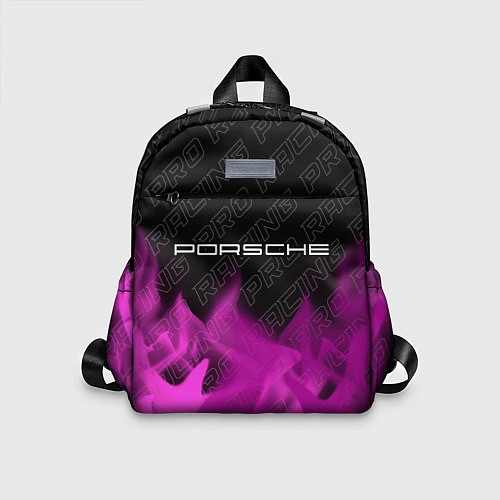Детский рюкзак Porsche pro racing: символ сверху / 3D-принт – фото 1