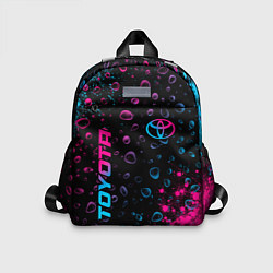 Детский рюкзак Toyota - neon gradient: надпись, символ
