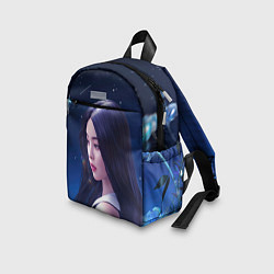 Детский рюкзак Дженни Блэкпинк абстрактные фон, цвет: 3D-принт — фото 2