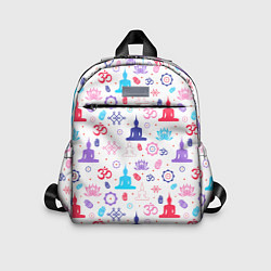 Детский рюкзак Медитация - символика, цвет: 3D-принт