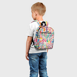 Детский рюкзак Цветные будни, цвет: 3D-принт — фото 2