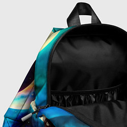 Детский рюкзак Девушка связист в космосе, цвет: 3D-принт — фото 2
