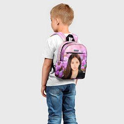 Детский рюкзак Дженни на фоне цветов, цвет: 3D-принт — фото 2