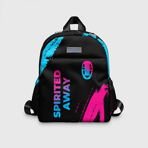 Детский рюкзак Spirited Away - neon gradient: надпись, символ / 3D-принт – фото 1