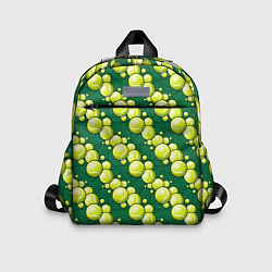 Детский рюкзак Большой теннис - мячики, цвет: 3D-принт