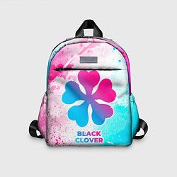 Детский рюкзак Black Clover neon gradient style