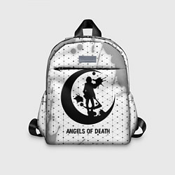 Детский рюкзак Angels of Death glitch на светлом фоне