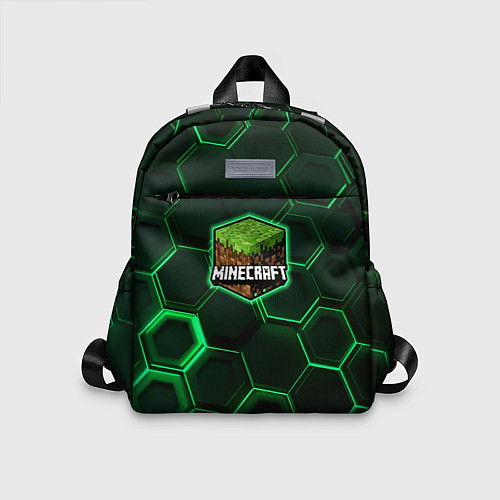 Детский рюкзак Minecraft Logo Плиты / 3D-принт – фото 1