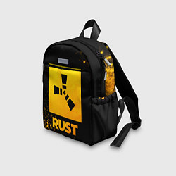 Детский рюкзак Rust - gold gradient, цвет: 3D-принт — фото 2