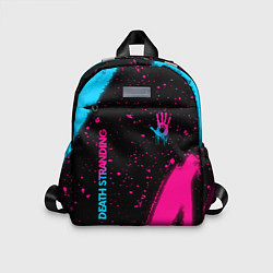 Детский рюкзак Death Stranding - neon gradient: надпись, символ
