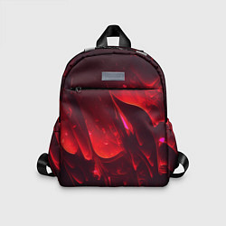 Детский рюкзак Красные огоньки абстракция, цвет: 3D-принт