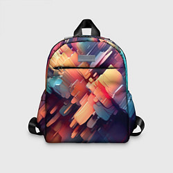 Детский рюкзак Цветная абстракция каменных сланцев, цвет: 3D-принт