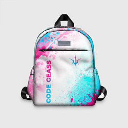 Детский рюкзак Code Geass neon gradient style: надпись, символ
