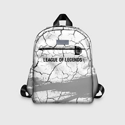 Детский рюкзак League of Legends glitch на светлом фоне: символ с, цвет: 3D-принт