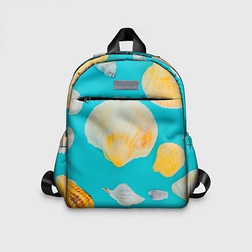 Детский рюкзак Лето, ракушки / 3D-принт – фото 1