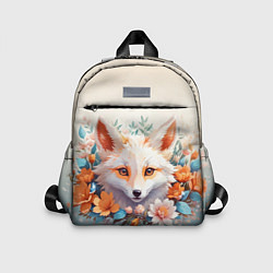 Детский рюкзак Цветочная лиса, цвет: 3D-принт