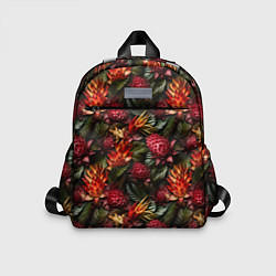 Детский рюкзак Тропические цветы, цвет: 3D-принт