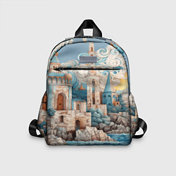 Детский рюкзак Сказочный замок у моря, цвет: 3D-принт