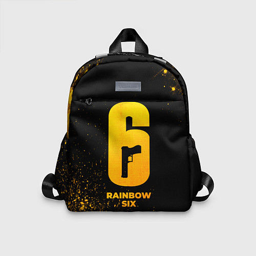 Детский рюкзак Rainbow Six - gold gradient / 3D-принт – фото 1