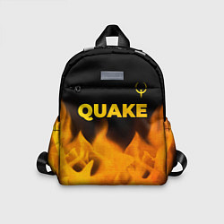 Детский рюкзак Quake - gold gradient: символ сверху, цвет: 3D-принт