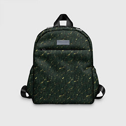 Детский рюкзак Текстура зелёный мрамор, цвет: 3D-принт