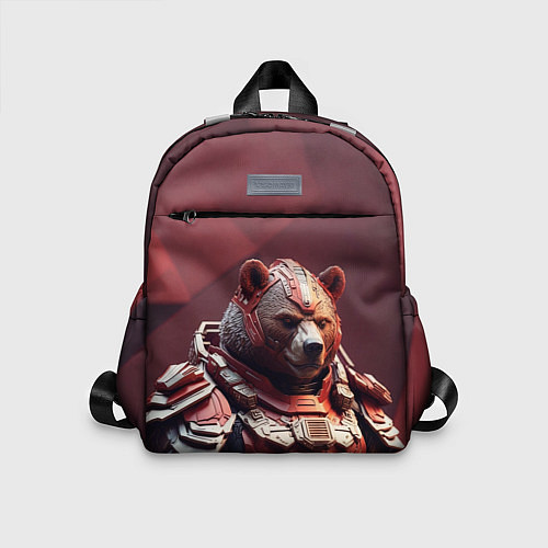 Детский рюкзак Бронированный медведь / 3D-принт – фото 1