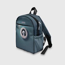 Детский рюкзак Забавный зеленоглазый пришелец, цвет: 3D-принт — фото 2