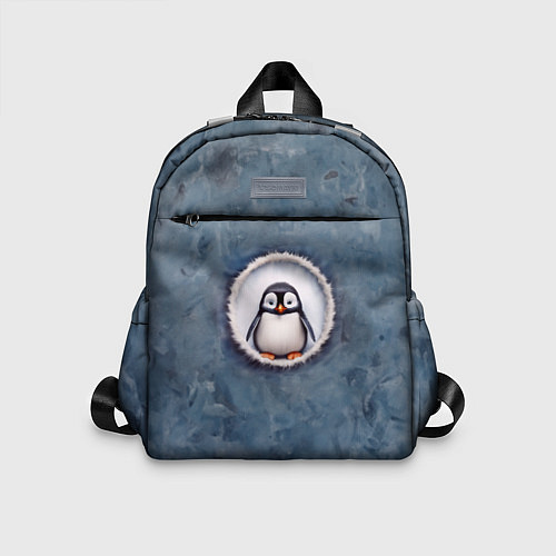 Детский рюкзак Маленький забавный пингвинчик / 3D-принт – фото 1