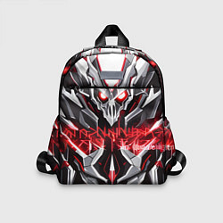 Детский рюкзак Инопланетный красный скелет, цвет: 3D-принт