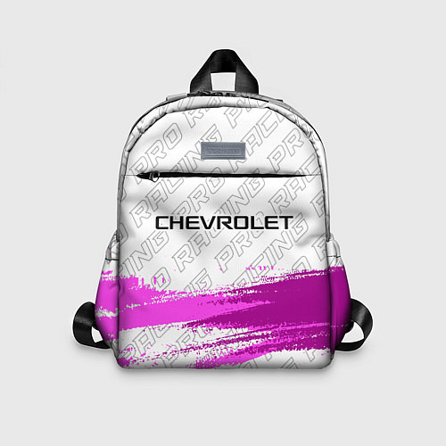 Детский рюкзак Chevrolet pro racing: символ сверху / 3D-принт – фото 1