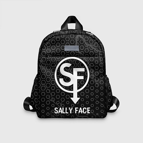 Детский рюкзак Sally Face glitch на темном фоне / 3D-принт – фото 1