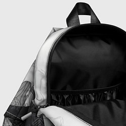 Детский рюкзак Минималистичный пейзаж чб, цвет: 3D-принт — фото 2