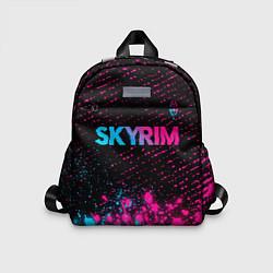 Детский рюкзак Skyrim - neon gradient: символ сверху