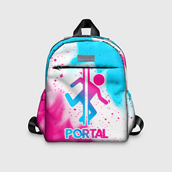 Детский рюкзак Portal neon gradient style