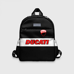 Детский рюкзак Ducati motors - черный, цвет: 3D-принт