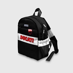Детский рюкзак Ducati motors - черный, цвет: 3D-принт — фото 2