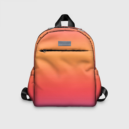 Детский рюкзак Цвета заката градиент / 3D-принт – фото 1